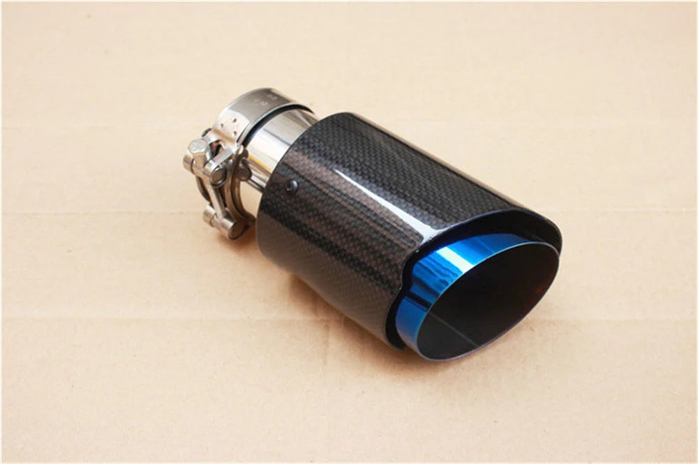 Glossy Carbon Fiber Exhaust Tip