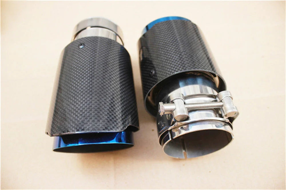 Glossy Carbon Fiber Exhaust Tip