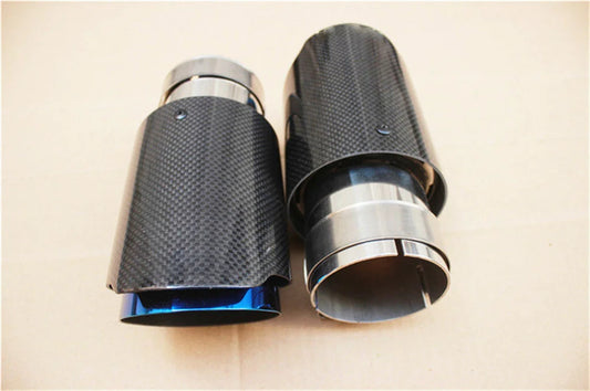 Glossy Carbon Fiber Exhaust Tip