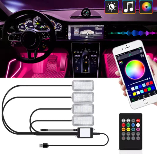 Neon Dual control LED Interior Ambient Light - Bluetooth Controlled