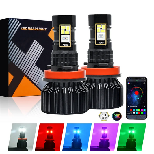 RGB Fog lights - Bluetooth Controlled