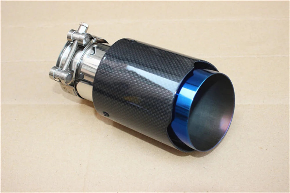 Glossy Carbon Fiber Exhaust Tip