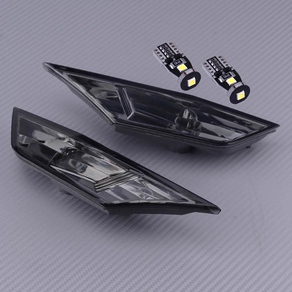 Black Side Markers + LED Bulbs Honda Civic