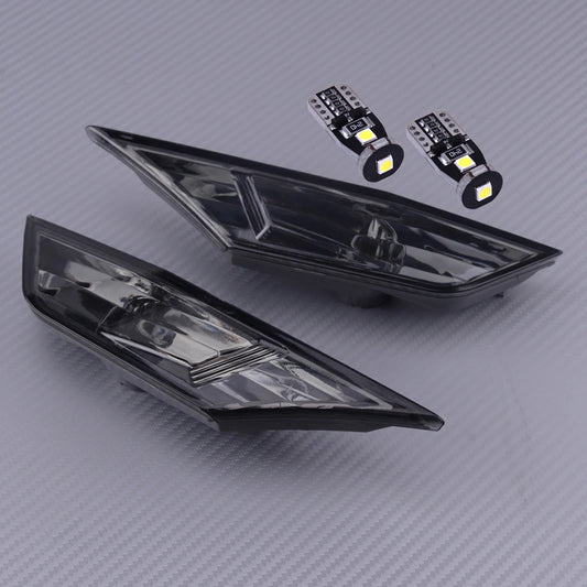 Black Side Markers + LED Bulbs Honda Civic