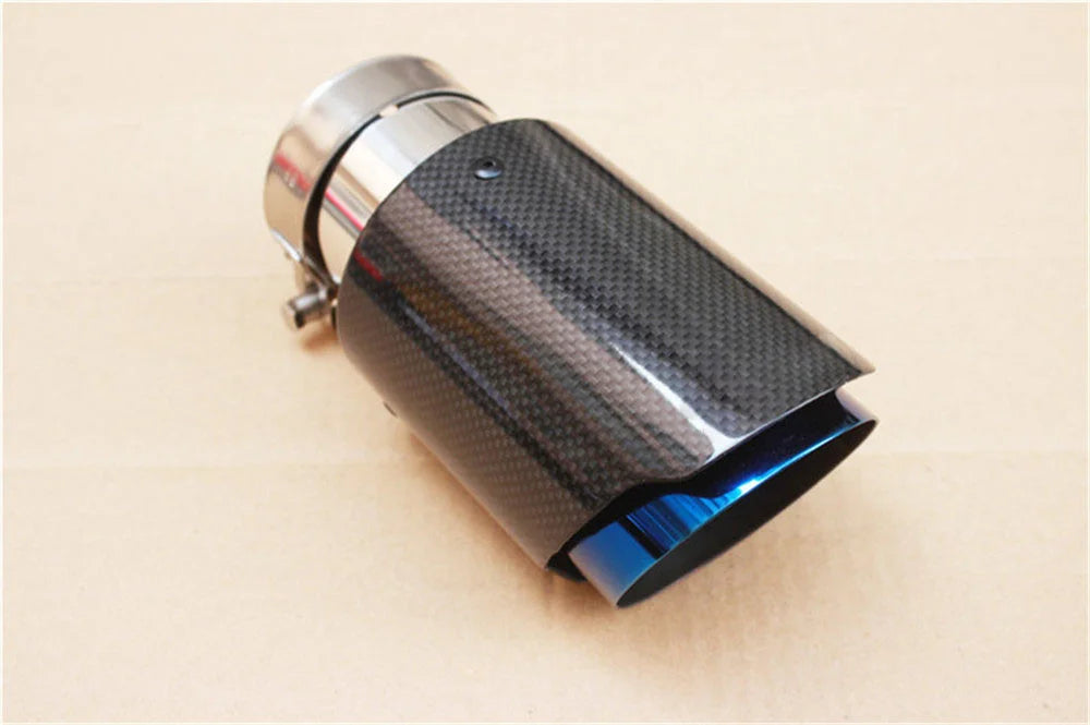 Glossy Carbon Fiber Exhaust Tip