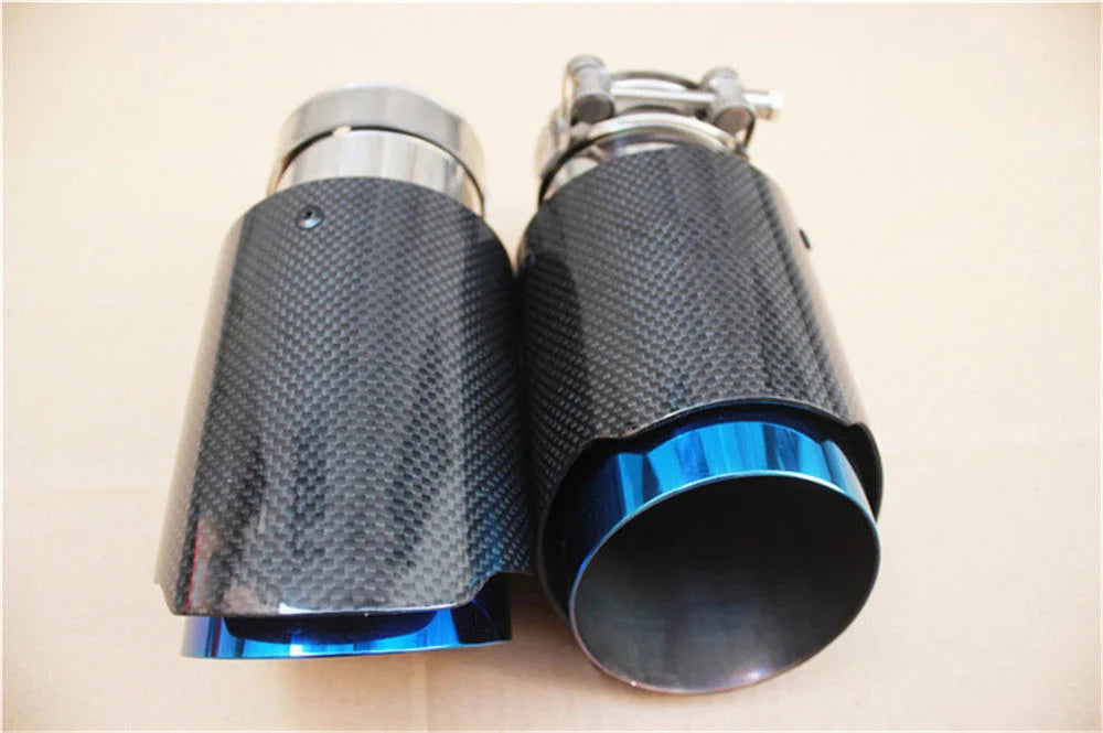 Glossy Carbon Fiber Exhaust Tip
